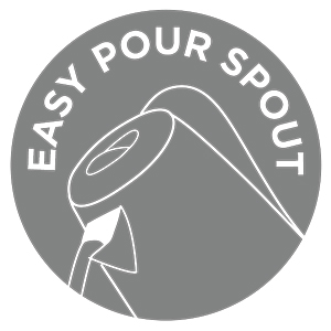 Easy pour spout